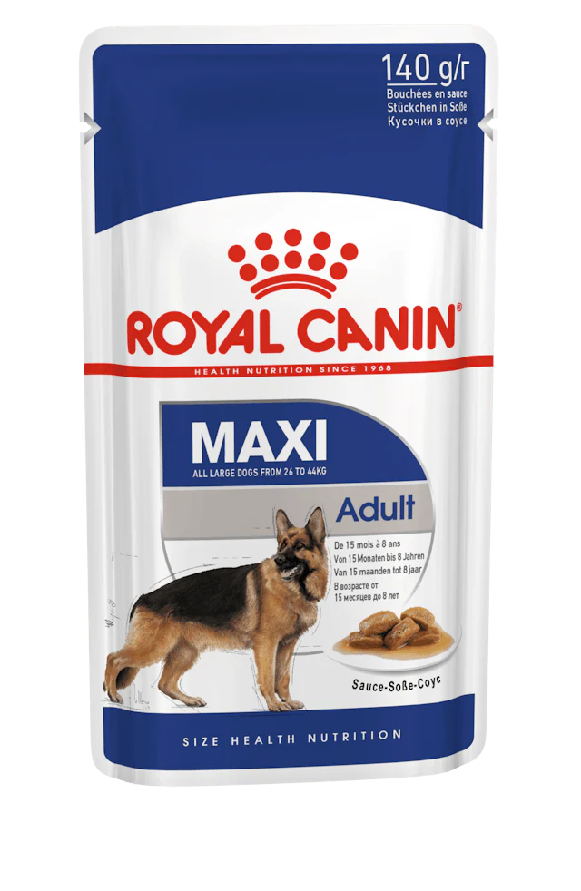 Royal Canin Maxi Adult Chunks In Gravy 140 x 10 Pack