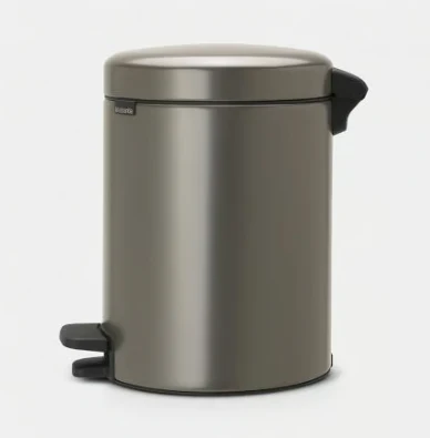 Brabantia New lcon Pedal Bin Platinum -5L - Image 2