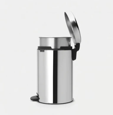 Brabantia New lcon Pedal Bin Brilliant Steel -12L - Image 2