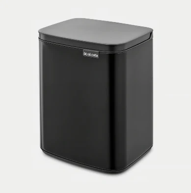 Brabantia Bo Waste Bin Matt Black -7L - Image 2