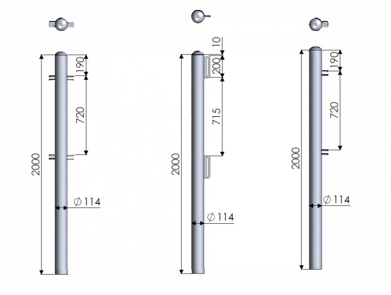 Crush Hanging Posts 2-D