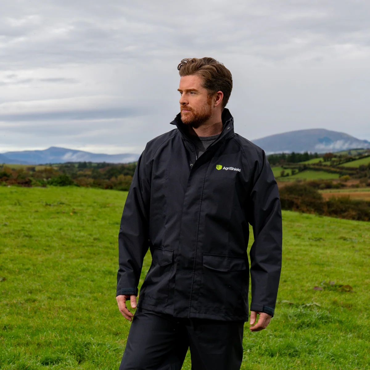 Agrishield Plus Premium Waterproof & Breathable Jacket - Navy - Image 3