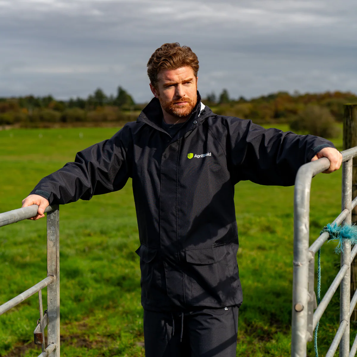 Agrishield Plus Premium Waterproof & Breathable Jacket - Navy - Image 4