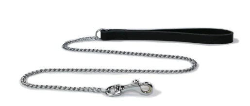 Ancol Chain Lead Black - Fine 36"