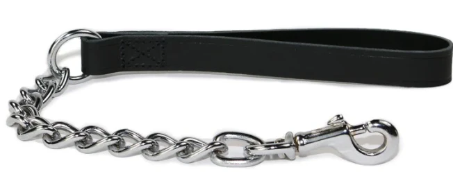 Ancol Extra Heavy Chain Lead Black 20"