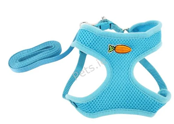Ancol Small Animal Mesh Harness and Lead - Large - Teal - Image 2