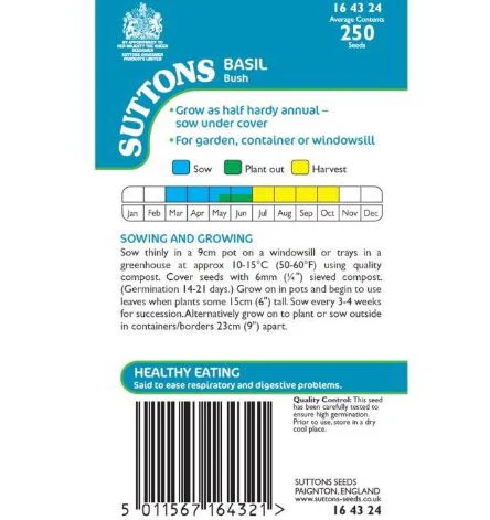 Basil Bush - Herb Seeds - Image 3