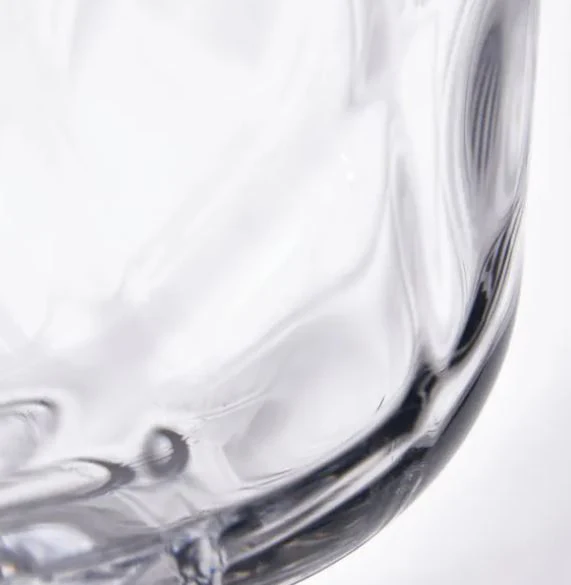 Clear Glass Diamond Optic Vase Large - Image 4