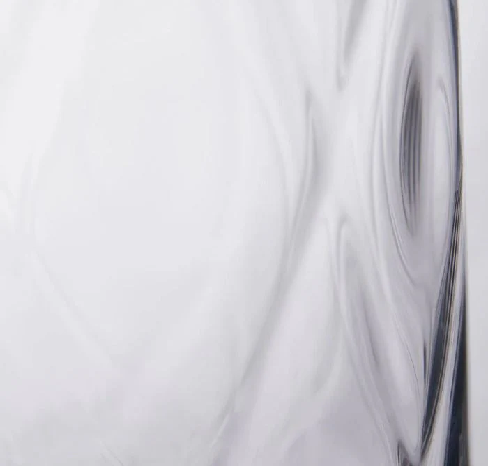 Clear Glass Diamond Optic Vase Small - Image 4