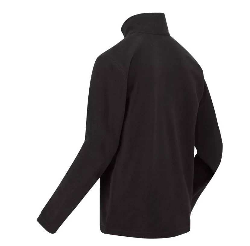 Regatta Men's AW23 Thompson Lightweight Half Zip Fleece | Black - Image 3