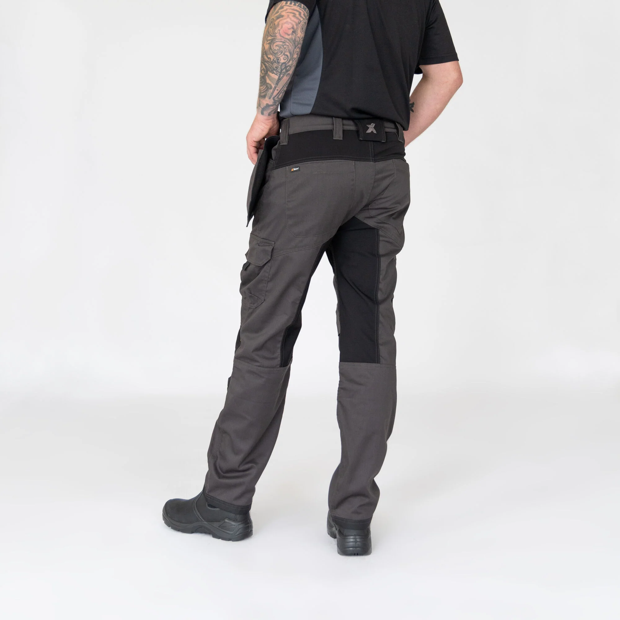 Xpert Pro Stretch+ Work Trouser Grey/Black - Image 3