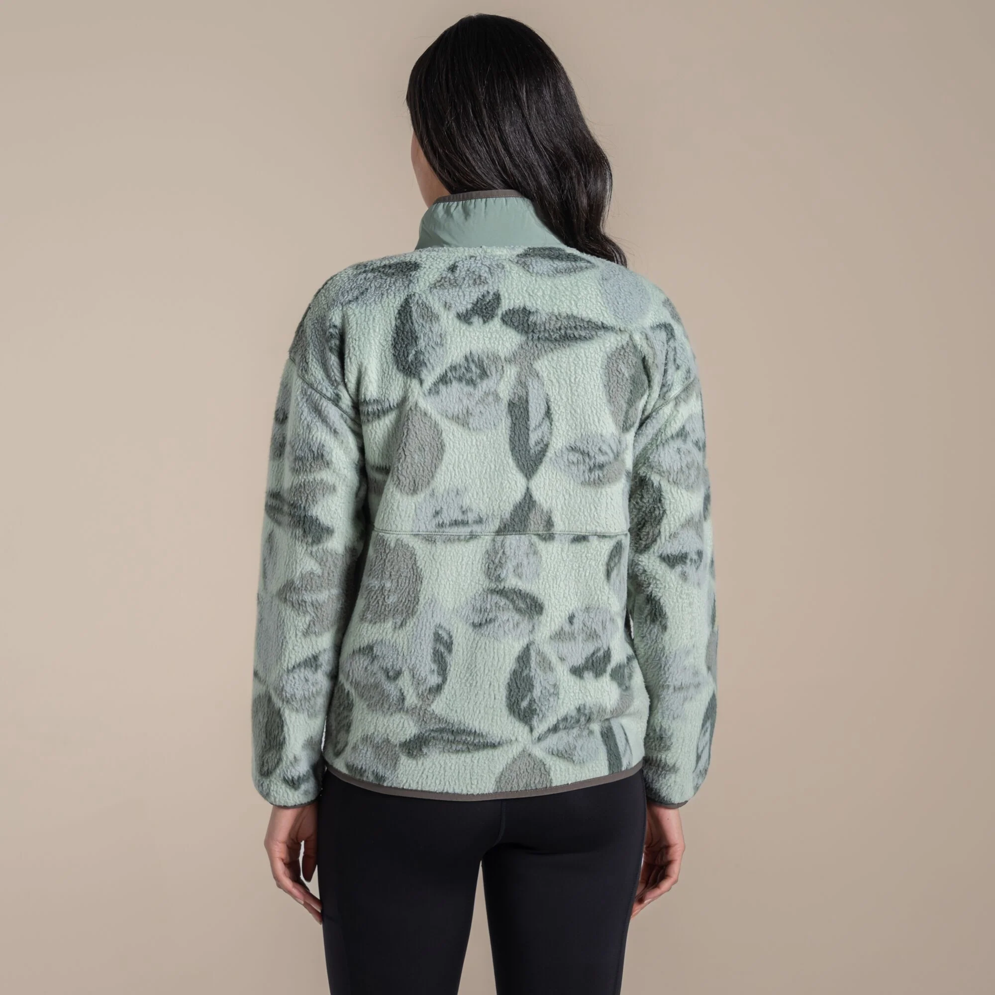 Craghoppers Dante Fleece Jacket - Sage Print - Image 3
