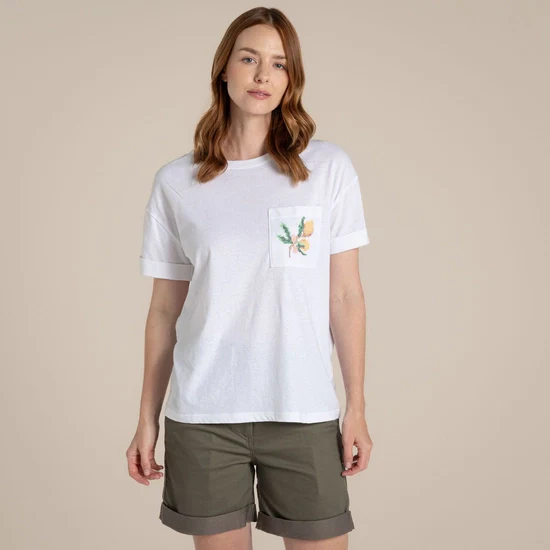 Craghoppers Maya T-Shirt - White Floral