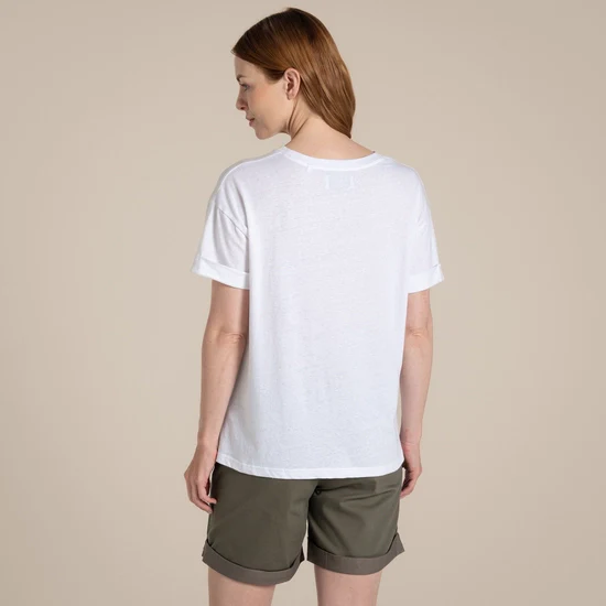 Craghoppers Maya T-Shirt - White Floral - Image 2