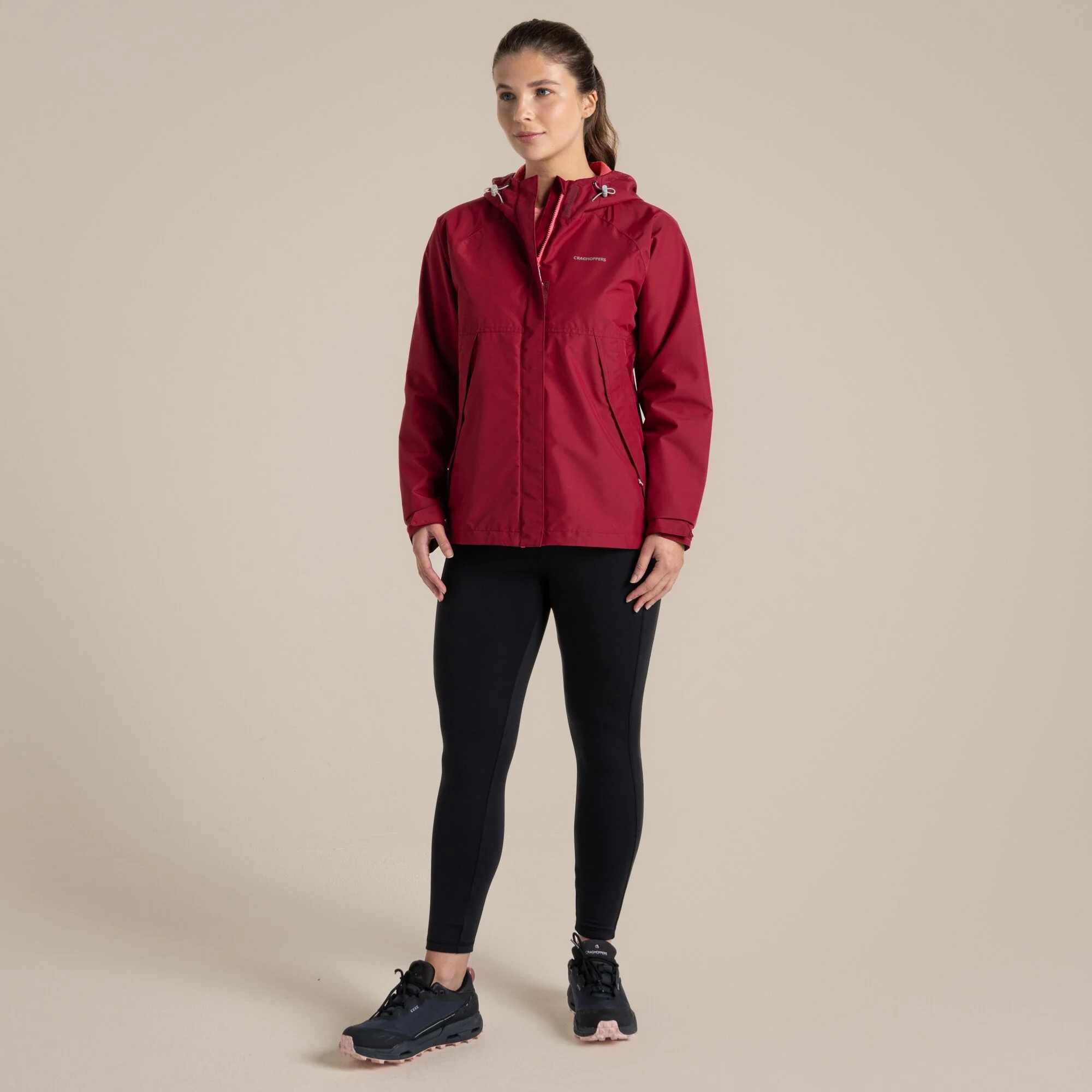 Craghoppers Women's Ossus Waterproof Jacket | Sumac Red - Image 3
