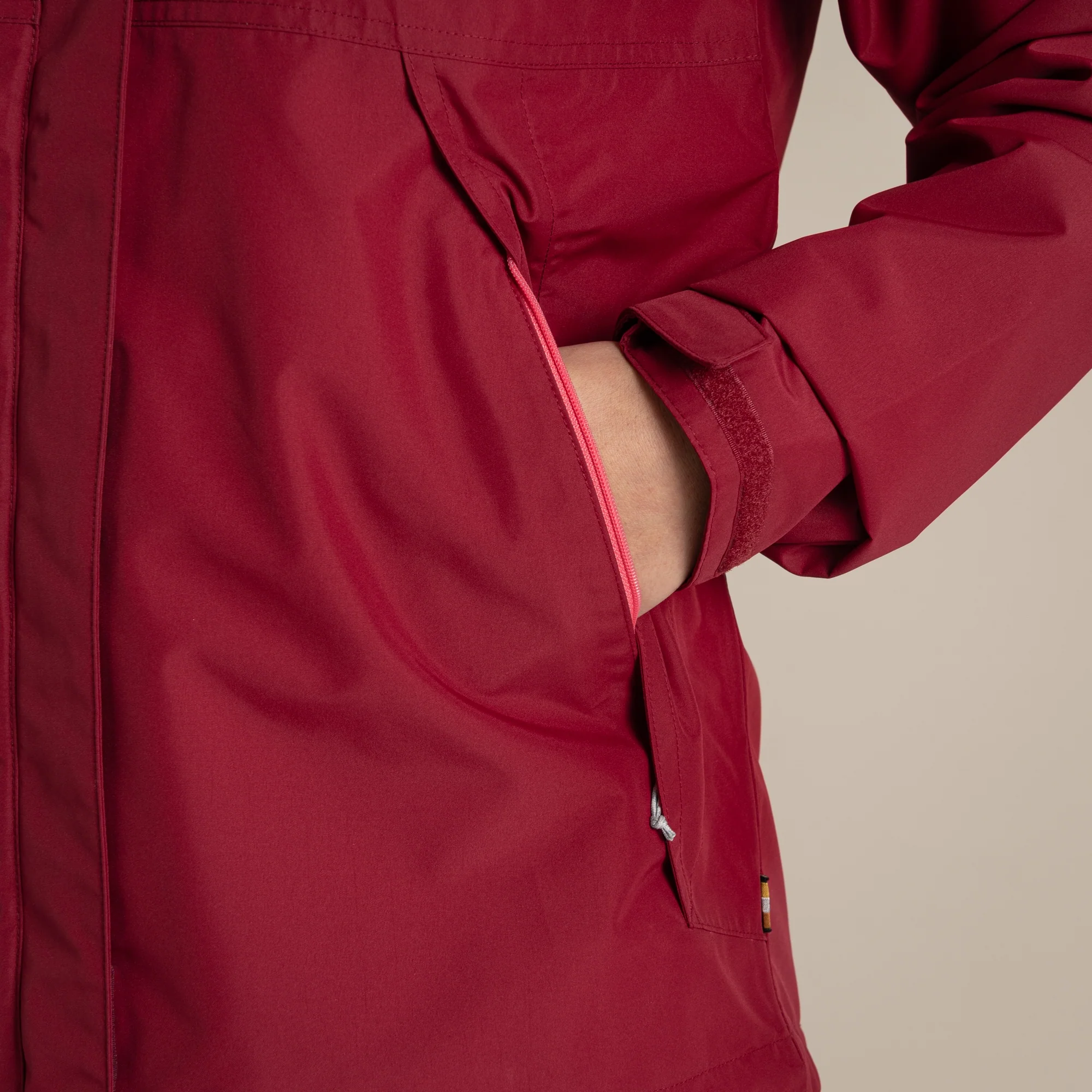 Craghoppers Women's Ossus Waterproof Jacket | Sumac Red - Image 5