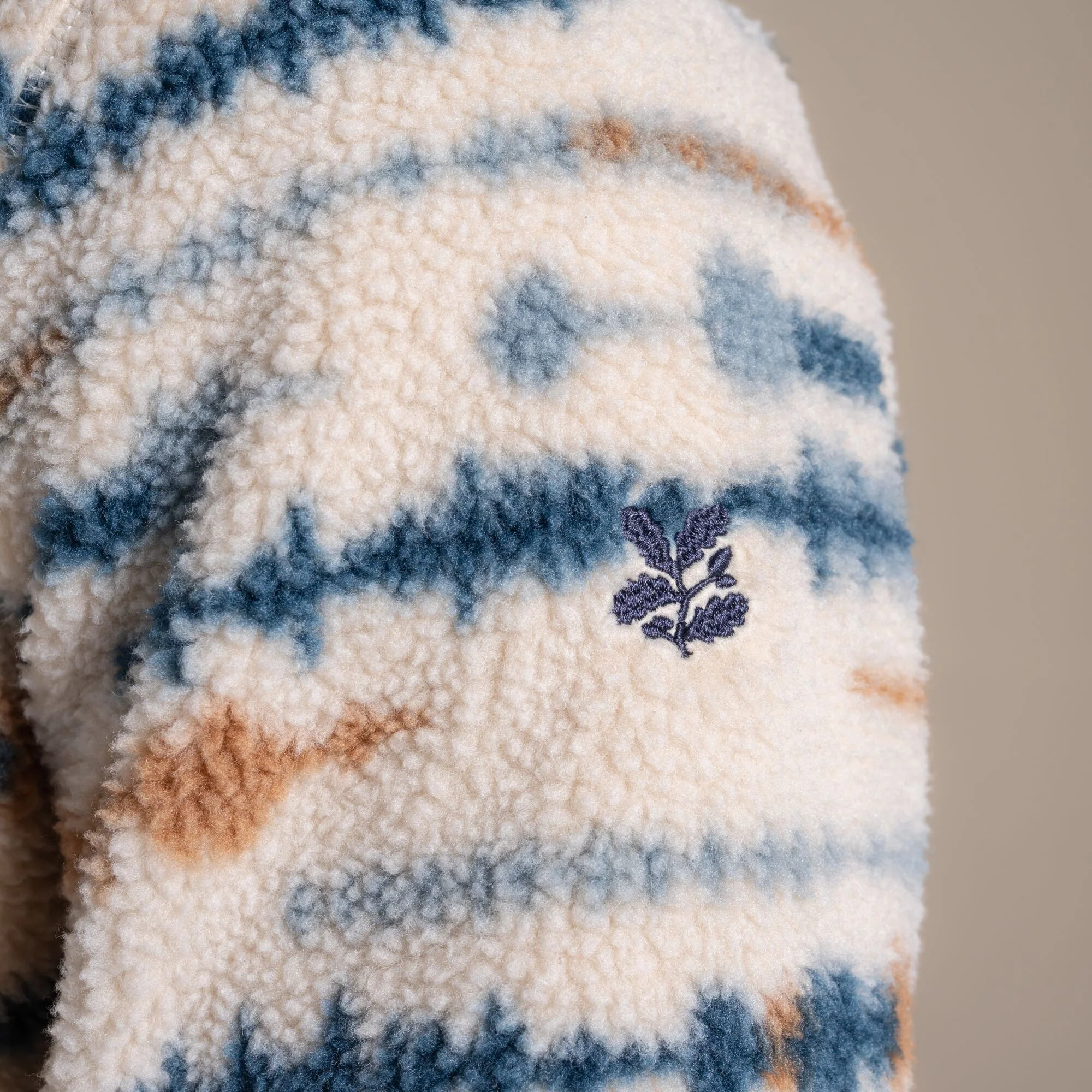 Craghoppers Rawthey Half Zip Fleece - Ecru Print - Image 4