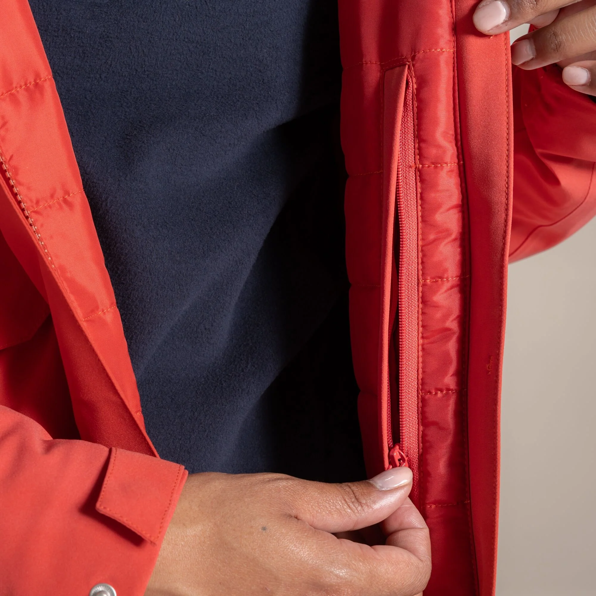 Craghoppers Women's Caldbeck II Thermic Jacket | Compote Red - Image 7