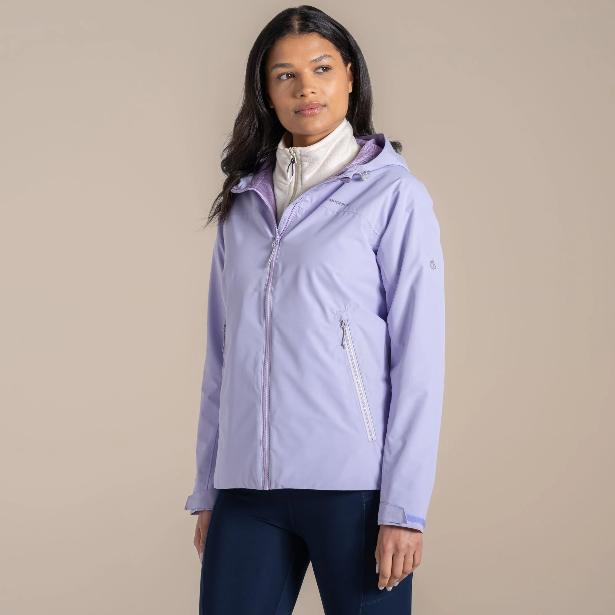 Craghoppers Women's Solla Waterproof Jacket | Parma Violet