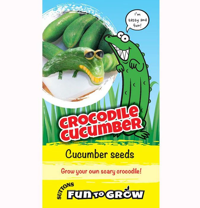 Cucumber 'Crocodile Cucumber (Bush Champion)' - Seeds