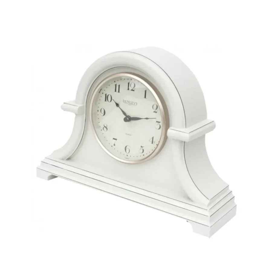Dunlevy Cream Napoleon Mantel Clock 32cm