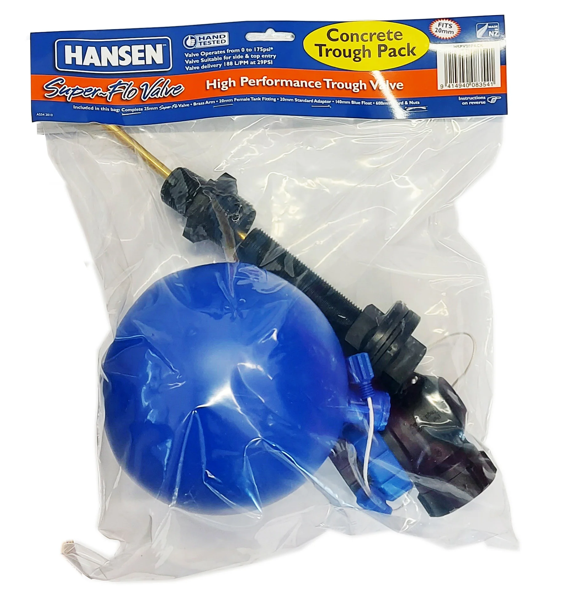 Hansen 5mm Superflo 20mm Tank Connector Float/Cord - Image 2