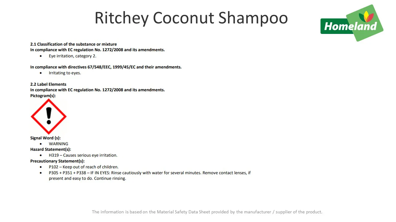 Ritchey Super Coconut Shampoo - Image 3