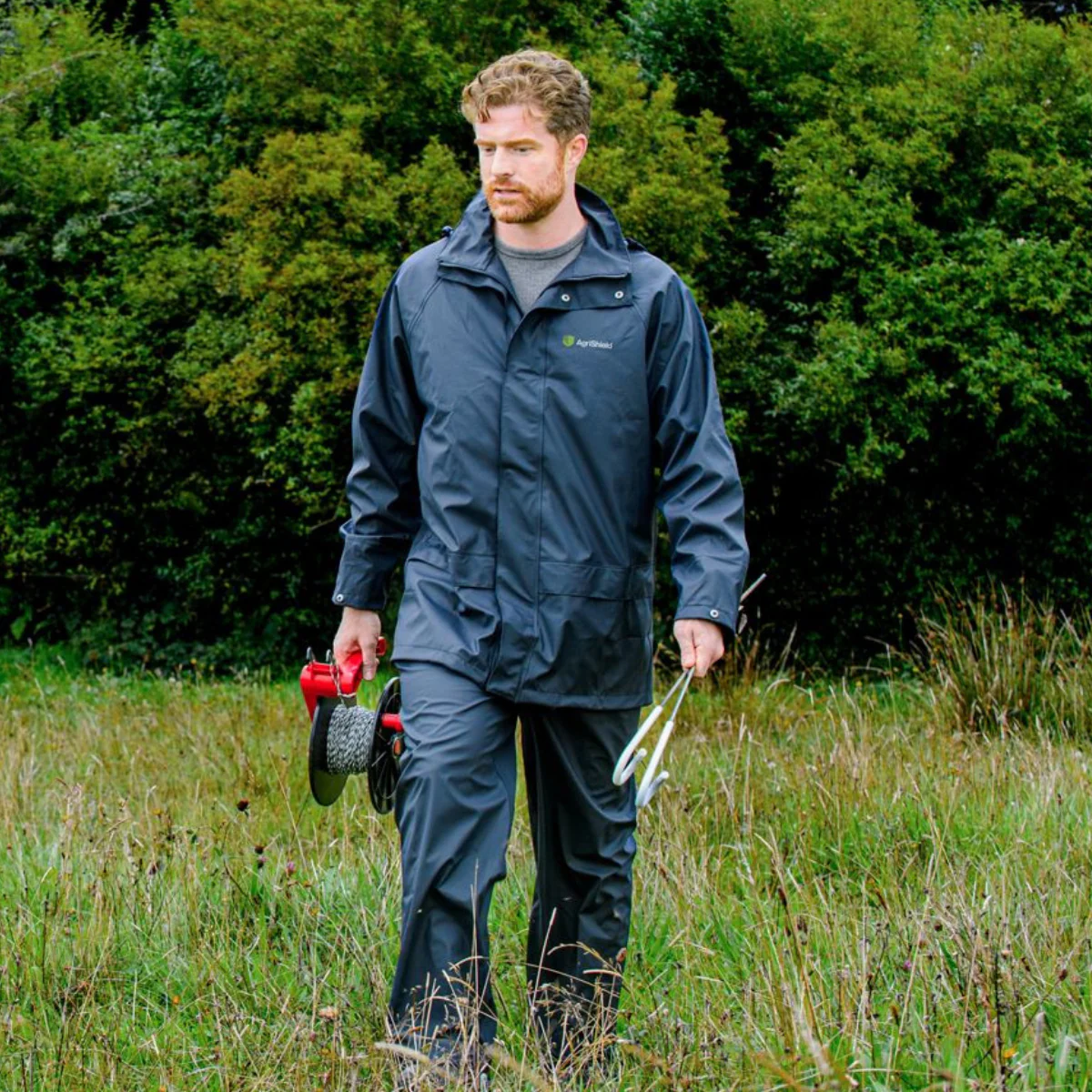 Agrishield Waterproof All Weather Jacket - Navy - Image 5
