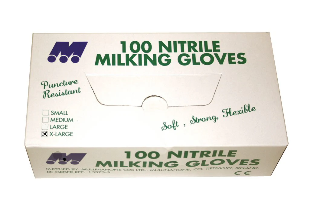 Nitrile Milking Gloves Standard 100 box - Image 3