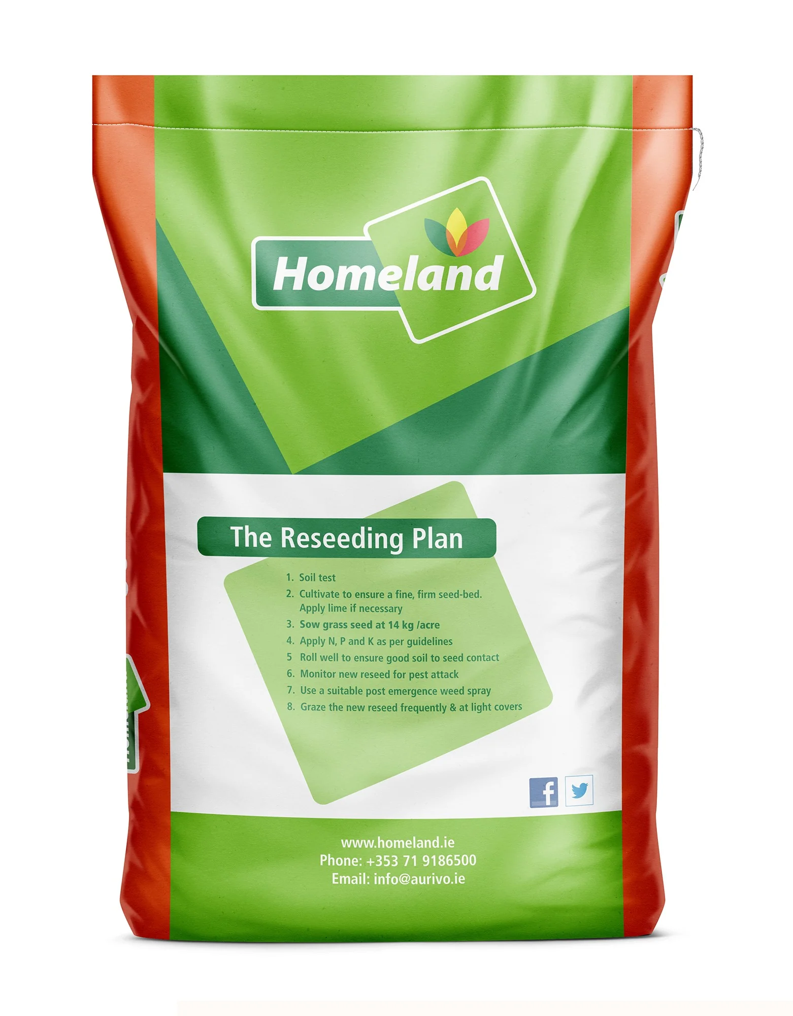 Homeland Super Graze Hi D Grass Seed - 1 Acre Bag - Image 2