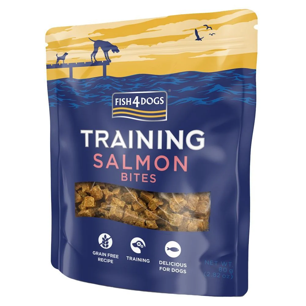 Fish4Dogs Training Adult Salmon Bites 80g - Image 2