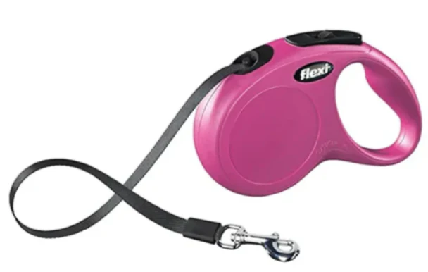 Flexi Classic Retractable Tape Lead 5m | Red - Image 3