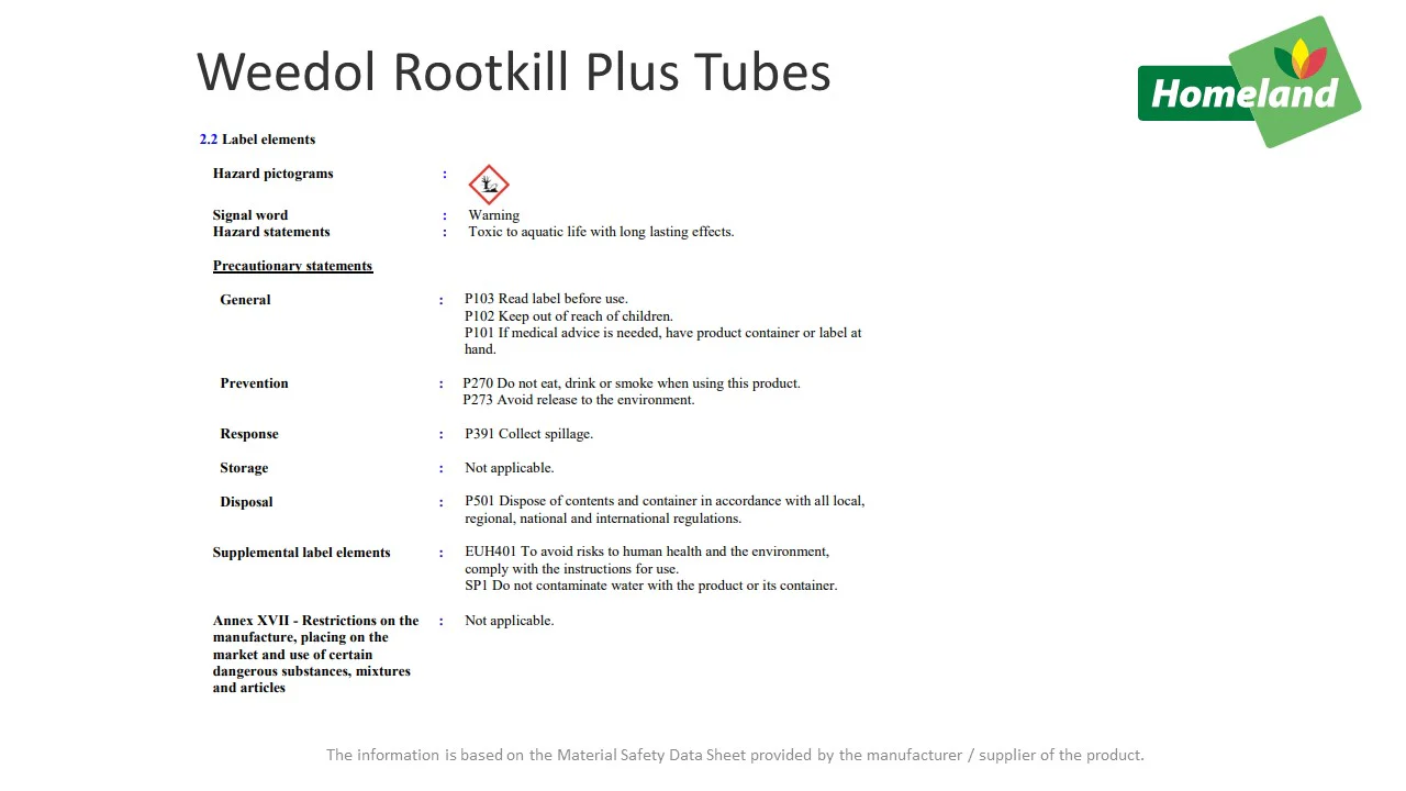 Weedol Rapid Weed Control - 6 Tubs - Image 2
