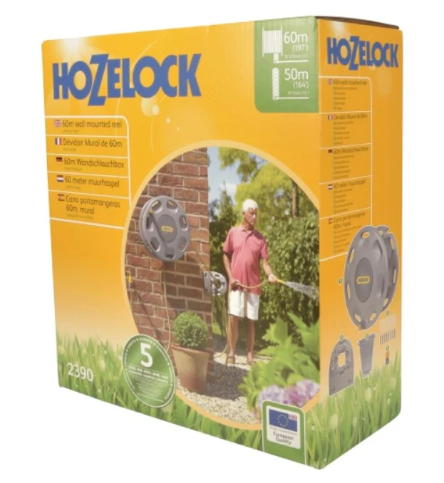 Hozelock 60m Wall Mounted Reel - Image 3