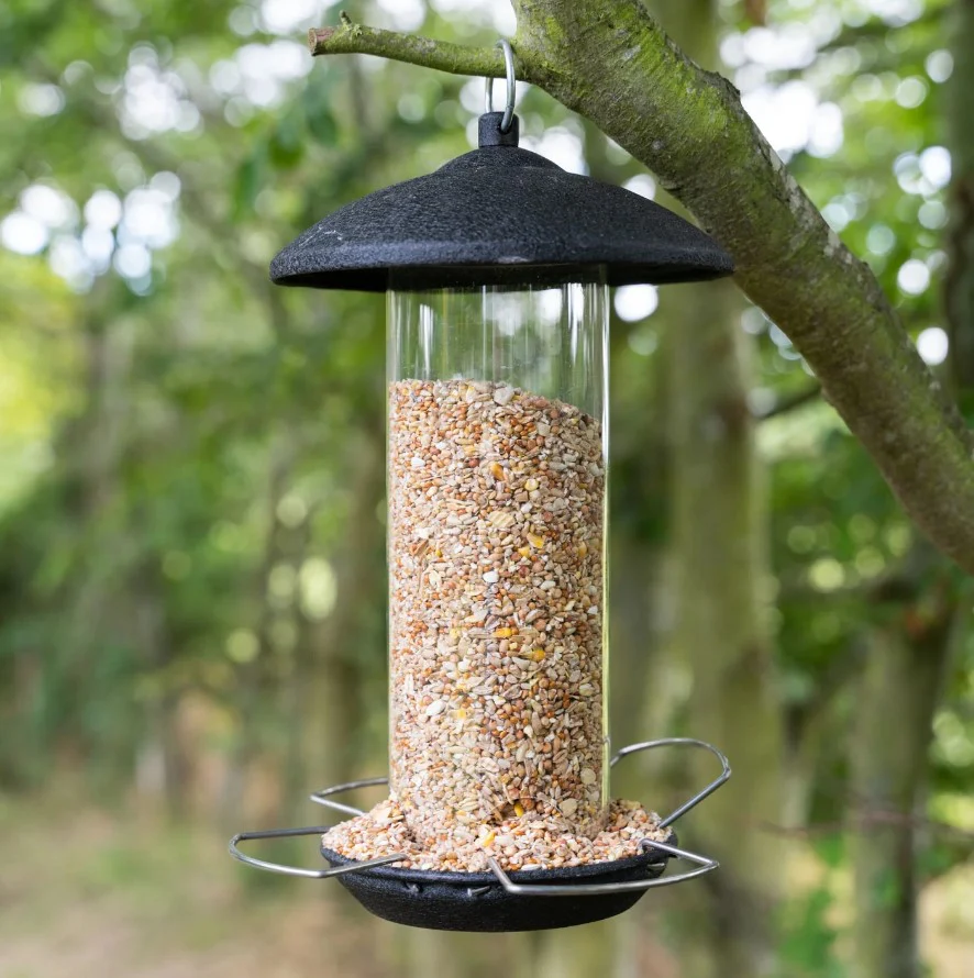 Gardman Black Steel Large Seed Bird Feeder - Image 2