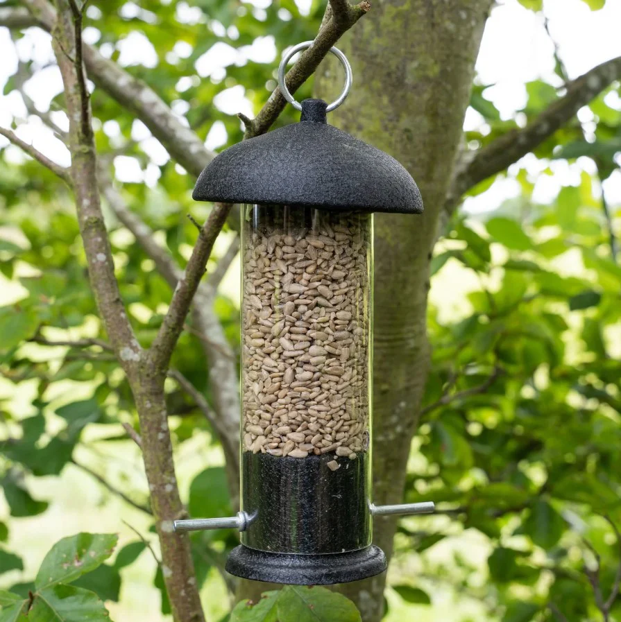 Gardman Black Steel Sunflower Heart Bird Feeder - Image 2