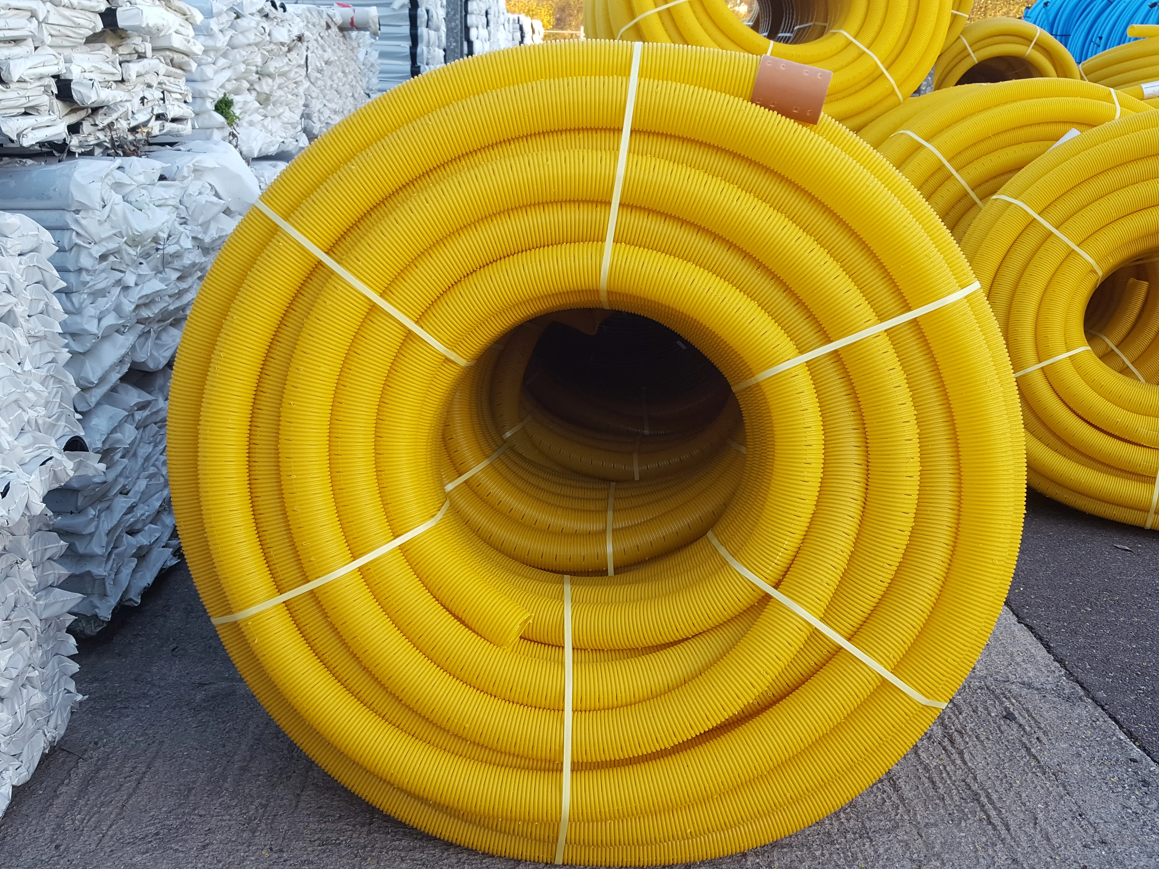 200m Roll 60mm (2") Land Drainage Pipe - Image 2