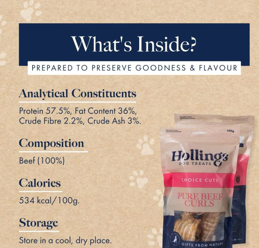 Hollings Beef Curls 100g - Image 5
