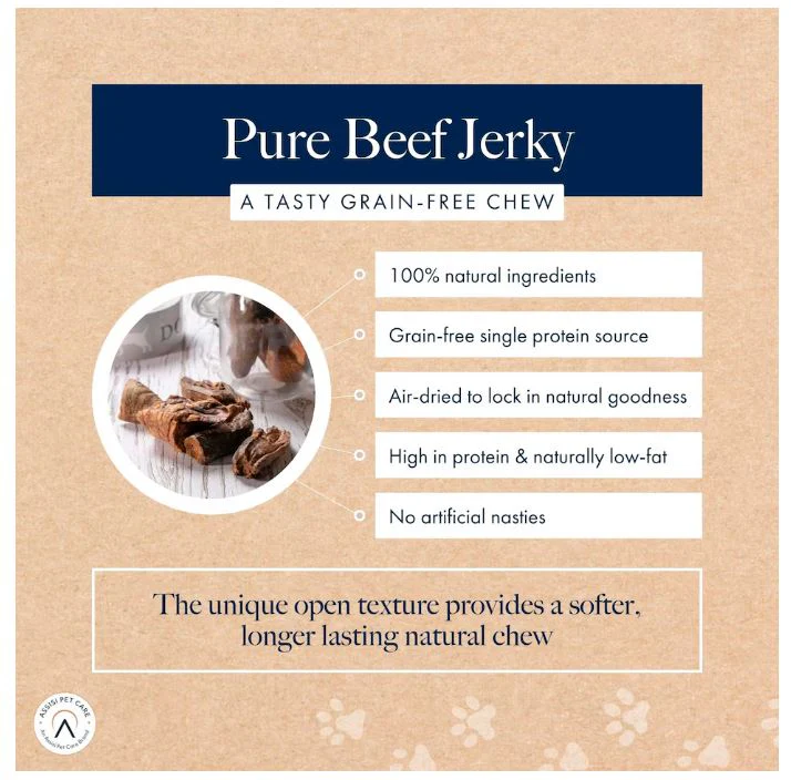 Hollings Pure Beef Jerky Natural Dog Treats 100g - Image 4