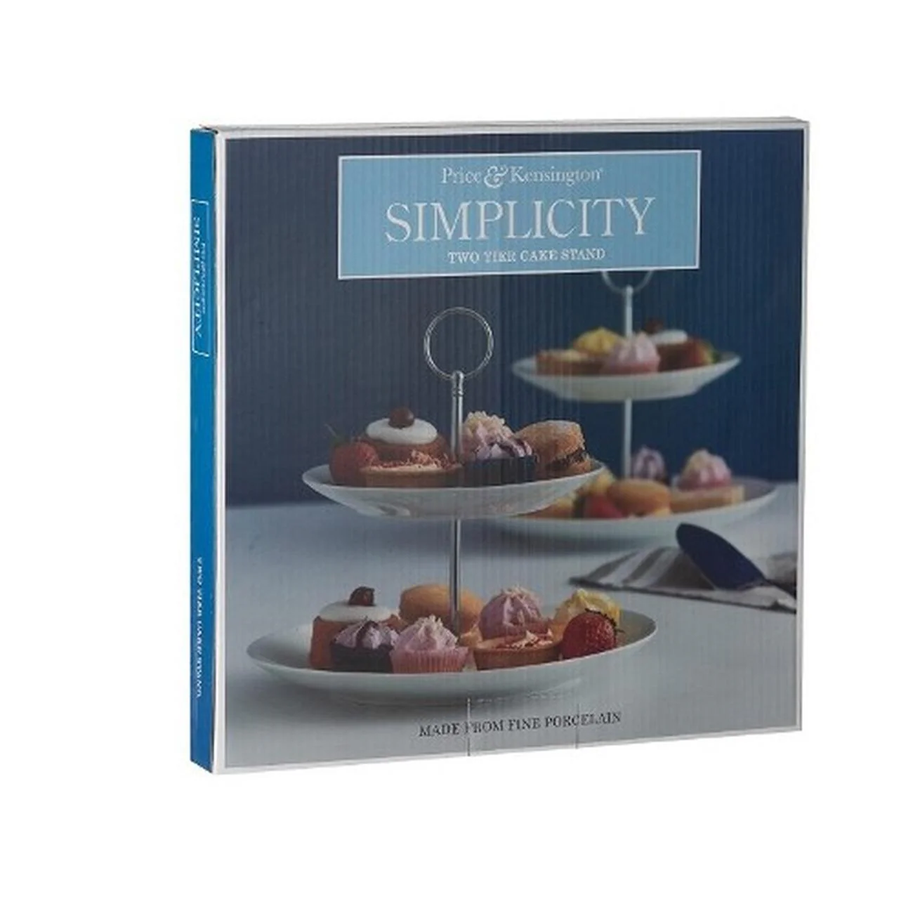 Price & Kensington Simplicity 2 Tier Cake Stand - Image 2