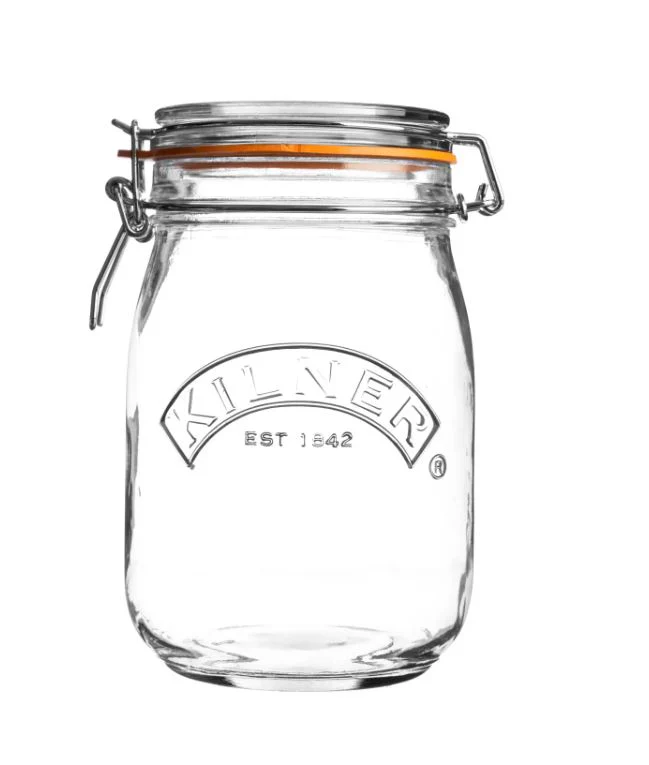 Kilner Clip Top Round Jar 1 Litre - Image 4