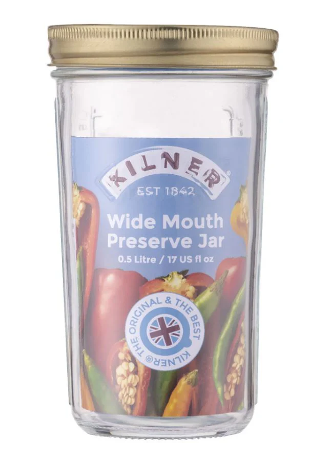 Kilner Wide Mouth Preserve Jar 0.5 Litre - Image 2