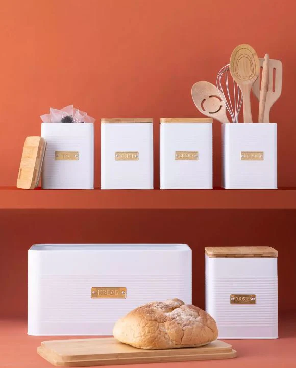 Typhoon Otto Square White Cookie Storage - Image 2