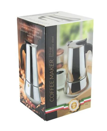 Stainless Steel Coffee Maker 10 Cup - Image 4