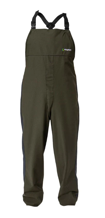 Kaiwaka Stormforce Waterproof Bib Overtrousers - Navy & Green - Image 2