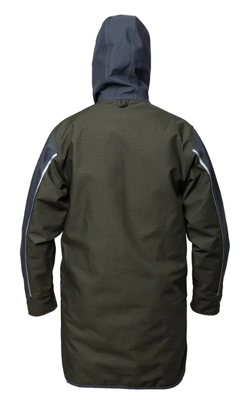 Kaiwaka Stormforce Waterproof Winter Jacket - Navy & Green - Image 4