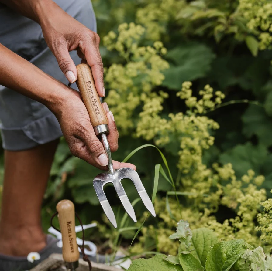 Kent & Stowe Garden Life Stainless Steel Hand Fork - Image 2