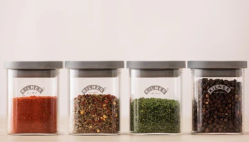 Kilner Fresh Storage 4pc Spice Jar Set 0.16lit