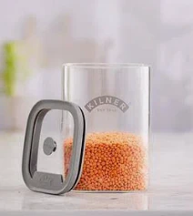 Kilner Fresh Storage Square Jar 1L - Image 3