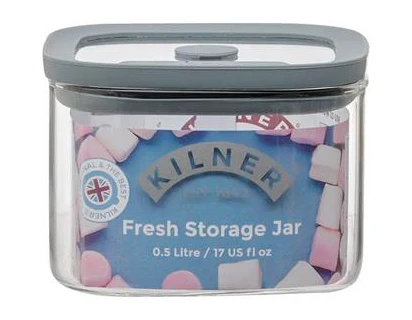Kilner Fresh Storage Square Jar 0.5L - Image 2